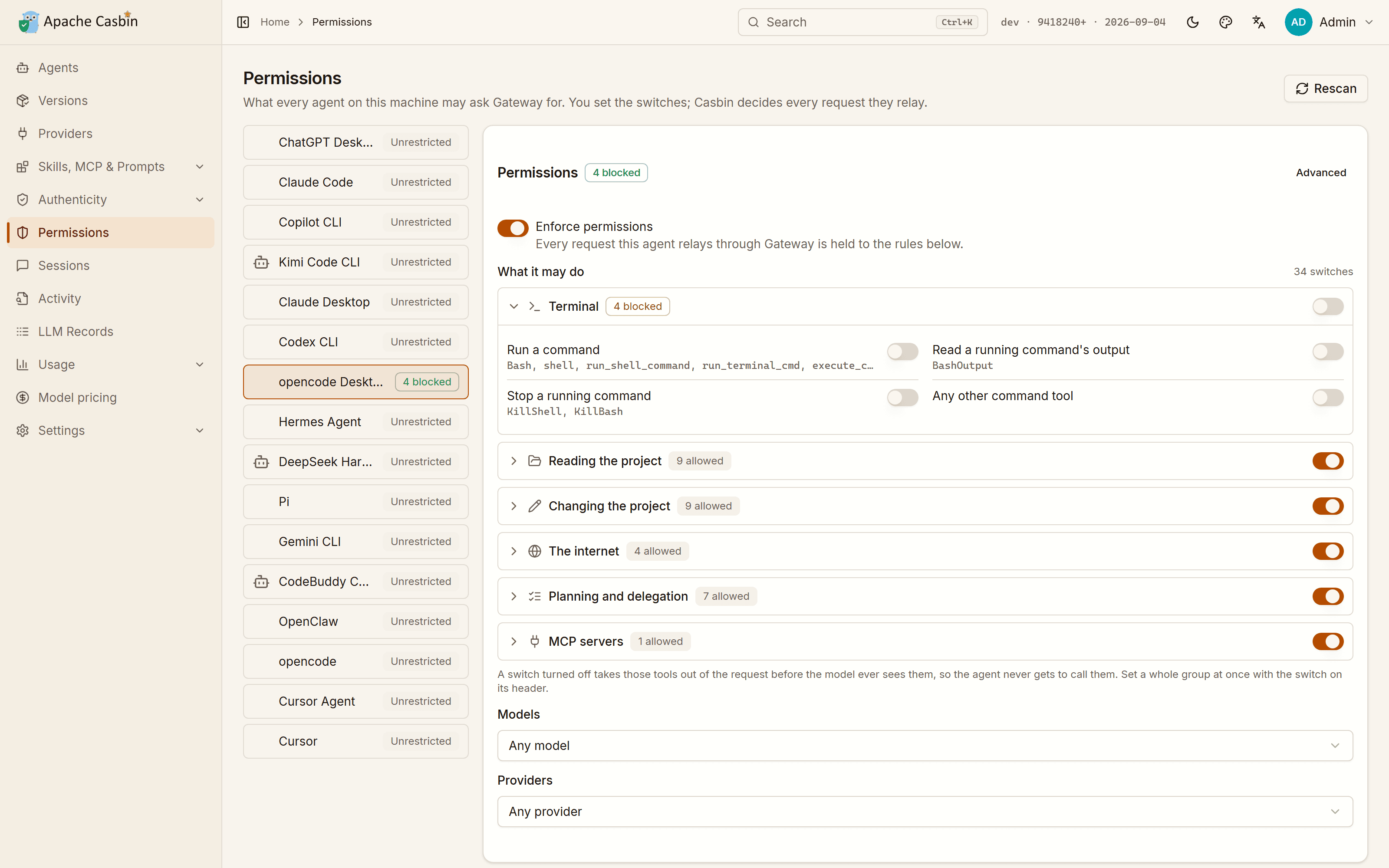 Permissions